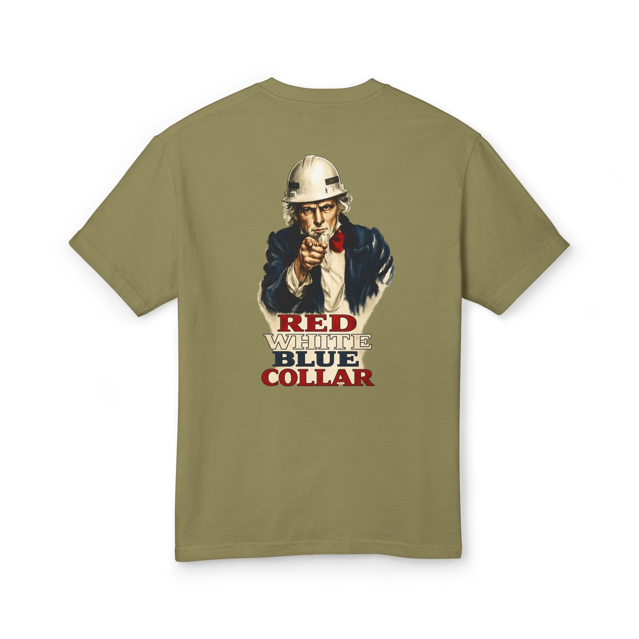 RED, WHITE, BLUE COLLAR